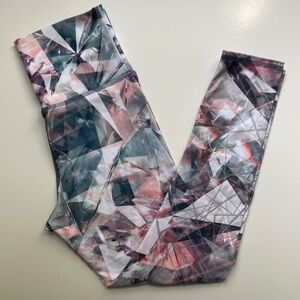 Evolution and Creation Multicolor Geometric Leggings